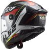 LS2 FF805 THUNDER CARBON-6K CHASE helma bílá/červená vel.XXL