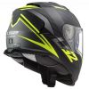LS2 FF800 STORM NERVE helma matná-černá/H-V-žlutá vel.XXL