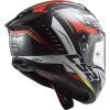 LS2 FF805 THUNDER CARBON-6K CHASE helma bílá/červená vel.XXL