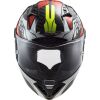 LS2 FF805 THUNDER CARBON-6K CHASE helma bílá/červená vel.XXL