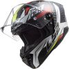 LS2 FF805 THUNDER CARBON-6K CHASE helma bílá/červená vel.XXL