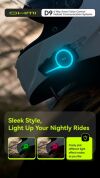 Asmax OHMI D9 Bluetooth-6 Clip Interkom DUO na motocykl
