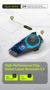 Asmax OHMI D9 Bluetooth-6 Clip Interkom DUO na motocykl