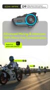 Asmax OHMI D9 Bluetooth-6 Clip Interkom DUO na motocykl