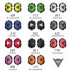 Dainese KNEE PISTA kolenní slidery červené/bílé