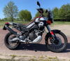 Mistral Aprilia TUAREG 660 (E5) konická koncovka inox, matná-černá
