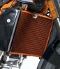 Ochranná mřížka chladiče oranžová - KTM 690 Duke '12 / 690 Duke R '13-