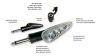 LED blinkry R&G Racing Click'n'Ride čiré (pár)