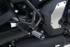 Stupačky spolujezdce Kawasaki  VULCAN S / VULCAN Café černé/stříbrné