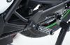 Stupačky spolujezdce Kawasaki  VULCAN S / VULCAN Café černé/stříbrné