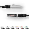 Blinkr pro motocykly: Rizoma CORSA S, LED, zadní, stříbrná, E-mark (2ks)