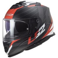 LS2 FF800 STORM NERVE helma matná-černá/červená vel.XXL