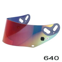 Arai GP-7 2D Tear-Off ready plexisklo zrcadlové středně tmavé červené