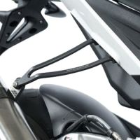 Držák výfuku, černý, Aprilia RSV-4 Factory - Akrapovic slip-on exhaust