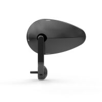 Zpětné zrcátko Rizoma REVERSE RADIAL, univerzání, E-mark - LEVÉ nebo PRAVÉ pro motocykly, černé