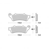 Brzdové destičky VESRAH VD165JL