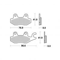Brzdové destičky VESRAH