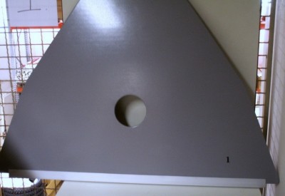 Podlaha člunu - zpevnění kýlu pro člun YAM 400S, příďový díl