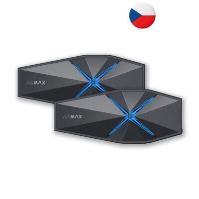 Asmax F1 PRO Mesh-10 Magnetic Interkom DUO na motocykl