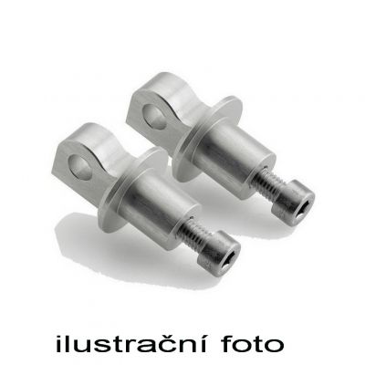 Adaptér RIZOMA pro stupačky řidiče TOURING pro motocykly BMW F800R, hliník (2ks)