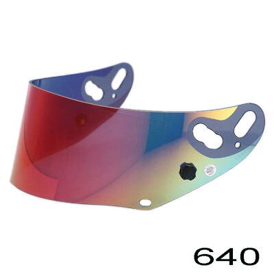 Arai GP-7 2D Tear-Off ready plexisklo zrcadlové středně tmavé červené