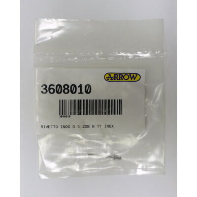 Nýt pro spojení přebalu výf. koncovky ARROW, hliník (1ks)