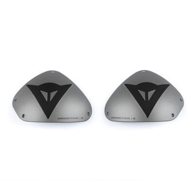 Dainese DETS ALUMINUM SHOULDER výměnné kovové ramenní kryty černé/aluminium