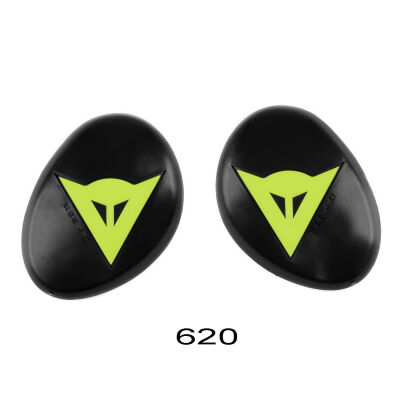 Dainese KNEE RSS 4.0 výměnné kolenní slidery černé/fluo-žluté