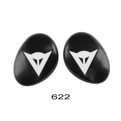 Dainese KNEE RSS 4.0 výměnné kolenní slidery černé/bílé