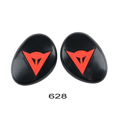 Dainese KNEE RSS 4.0 HDC výměnné kolenní slidery černé/fluo-červené