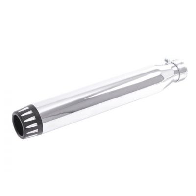 Univerzální tlumiič výfuku Highway Hawk Rage, průměr 38-42mm, černá/chrom (1ks)
