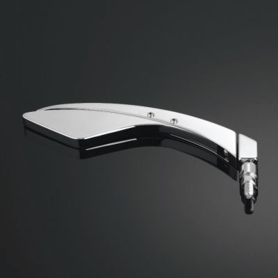 Zrcátko motocyklu Highway Hawk SLIDER, Pravá strana, nastavitelné, chrom (1ks)