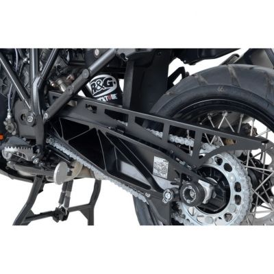 Kryt řetězu černý, KTM 1190 Adventure (náhrada orig. dílu, kryje řetěz v célé délce)