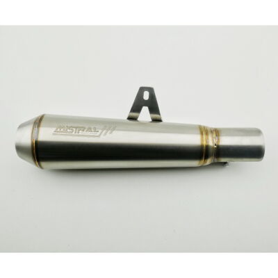 Mistral RE Bear 650 (E5+) homologovaná konická koncovka inox, satin finish