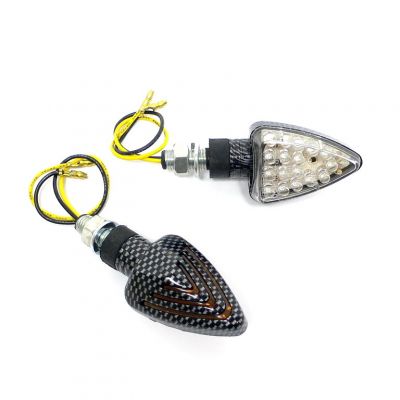 Moto blinkry Highway Hawk ARROW s LED, E-mark, karbon (2ks)