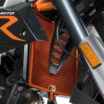 Ochranná mřížka chladiče oranžová - KTM 990SM '08- / 990SMR all years / SMT '08-