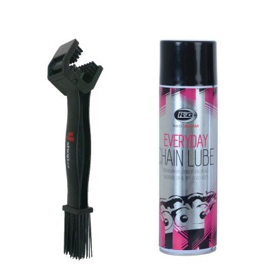 SET kartáč + R&G GLEAM mazadlo na řetězy 500ml
