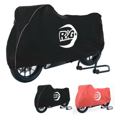 R&G DC00BKSI Plachta vnitřní sportovní a naked motocykly černá/stříbrná
