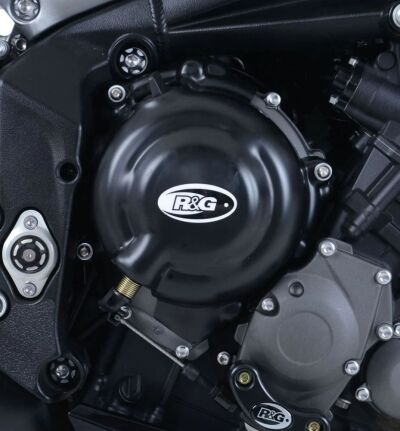 Kryt motoru (pravý) R&G Racing pro motocykly TRIUMPH DAYTONA 675 (´12)/ STREET TRIPLE [R] (´12) , černý