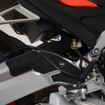 R&G EZBG003BL Ochranný polep kyvné vidlice Aprilia RS 600/Tuono 660 černá