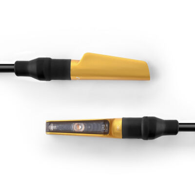 Rizoma TS110G CORSA, LED, přední/zadní, zlatá, E-mark (2ks)