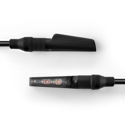 Blinkr pro motocykly: Rizoma CORSA S, LED, zadní, černá, E-mark (2ks)