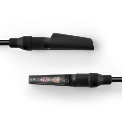 Blinkr pro motocykly: Rizoma CORSA S, LED, zadní, černá matná, E-mark (2ks)