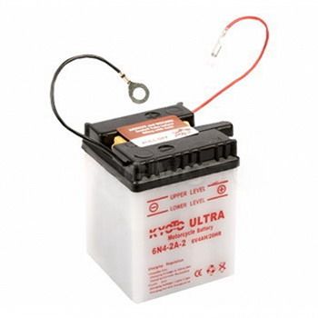 Baterie KYOTO 6V 4Ah  6N4-2A-2 (dodáváno s kyselinovou náplní)