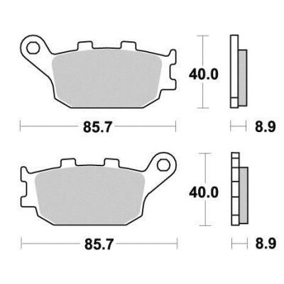 Brzdové destičky proHonda – Kawasaki – Suzuki – Yamaha S1035N